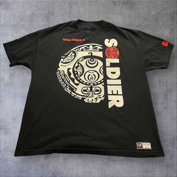 WWE Other - WWE The Rock Team Bring‎ It Soldier Graphic Tee